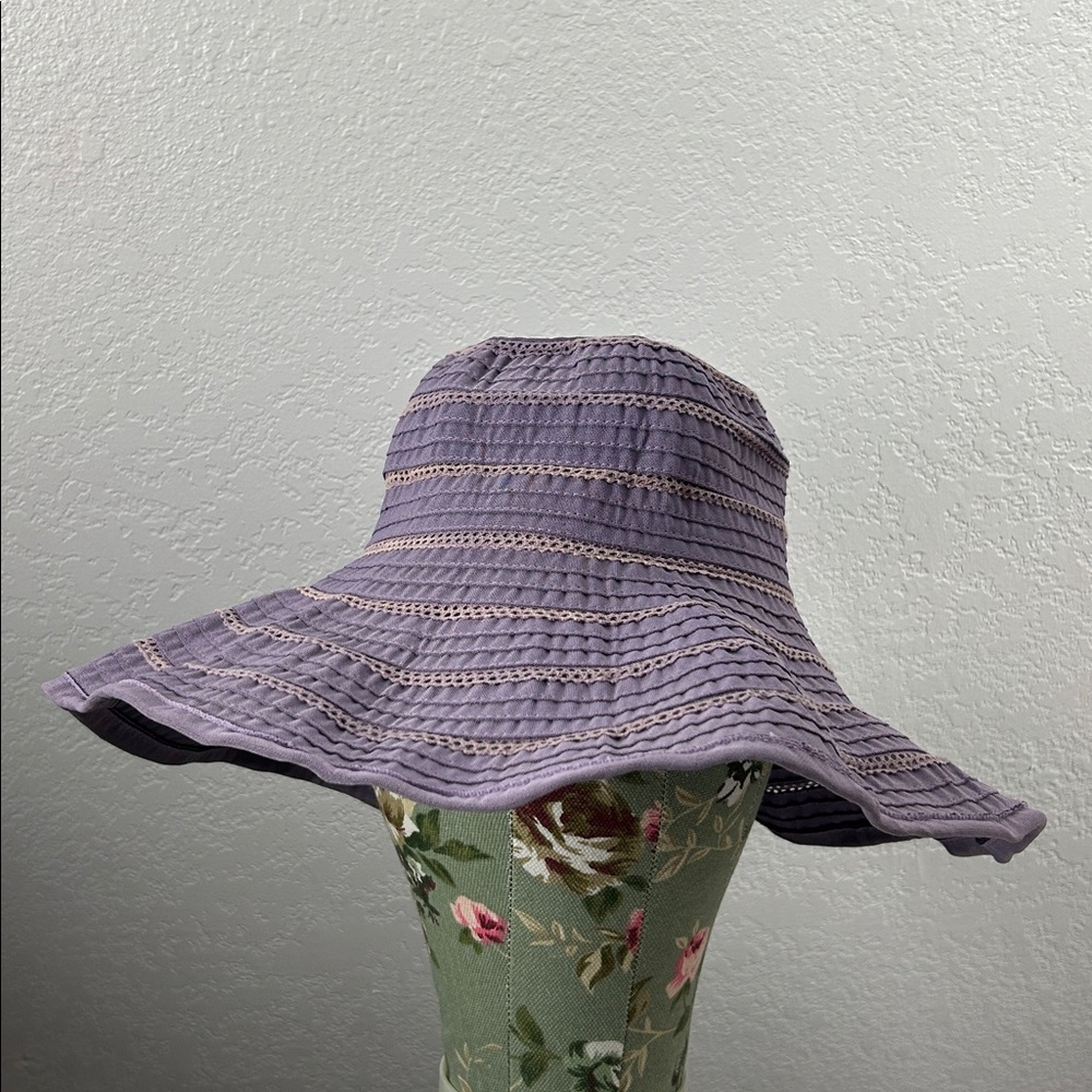 San Diego Hat Company Women Lilac Purple Sun Hat One Size Beach Casual